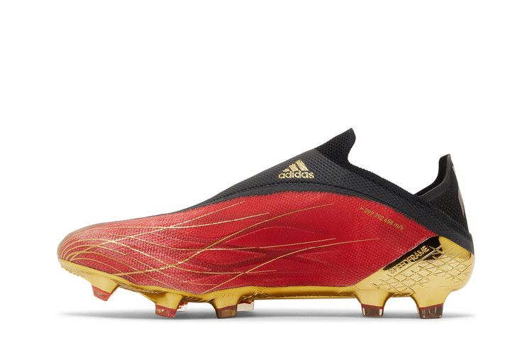 adidas X Speedflow+ FG Vivid Red Gold Metallic