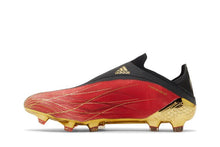 Load image into Gallery viewer, adidas X Speedflow+ FG Vivid Red Gold Metallic