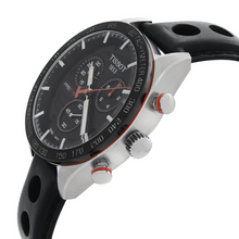 Load image into Gallery viewer, Tissot PRS 516 Chronograph Black Dial Black Leather Strap Watch For Men - T100.417.16.051.00