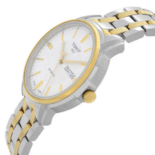 Load image into Gallery viewer, Tissot T Classic Automatics III White Dial Two Tone Steel Strap Watch For Men - T065.430.22.031.00
