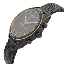 Load image into Gallery viewer, Tissot T Classic PR 100 Chronograph Anthracite Black Dial Black Mesh Bracelet Watch For Men - T101.417.23.061.00