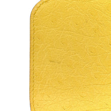 Load image into Gallery viewer, Ostrich Mini Sac Roulis Jaune Citron
