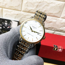 Load image into Gallery viewer, Tissot T Classic Carson Automatic White Dial Two Tone Steel Strap Watch for Men - T085.407.22.011.00