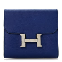 Load image into Gallery viewer, Epsom Constance Short Wallet Bleu Electrique