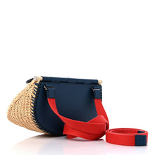 Load image into Gallery viewer, Swift Wicker Picnic Fishing Bag Bleu de Prusse