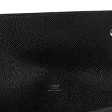 Load image into Gallery viewer, Epsom Hermesnap Wallet Black