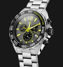 Load image into Gallery viewer, Tag Heuer Formula 1 Chronograph Grey Dial Silver Steel Strap Watch for Men - CAZ101AG.BA0842