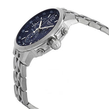 Load image into Gallery viewer, Tissot PRC 200 Chronograph Quartz Blue Dial Silver Steel Strap Watch For Men - T114.417.11.047.00