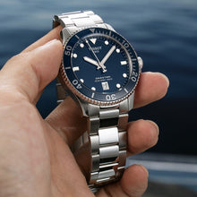 Load image into Gallery viewer, Tissot Seastar 1000 Blue Dial Silver Steel Strap Watch For Men - T120.410.11.041.00