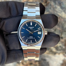 Load image into Gallery viewer, Tissot PRX Powermatic 80 Blue Dial Silver Steel Strap Watch for Men - T137.207.11.041.00