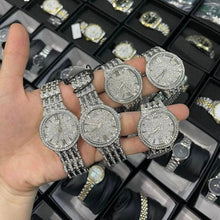 Load image into Gallery viewer, Bulova Crystal Collection Silver Dial Silver Steel Strap Watch for Women - 96L243