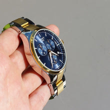 Load image into Gallery viewer, Tissot Chrono XL Classic Blue Dial Two Tone Steel Strap Watch for Men - T116.617.22.041.00