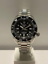 Load image into Gallery viewer, Seiko Prosprex Dark Depths GMT Automatic Black Dial Silver Steel Strap Watch For Men - SPB383J1
