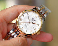 Load image into Gallery viewer, Tissot T Classic Le Locle Powermatic 80 Silver Dial Two Tone Steel Strap Watch For Men - T0064072203301