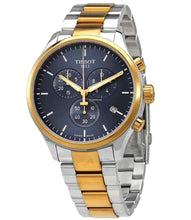 Load image into Gallery viewer, Tissot Chrono XL Classic Blue Dial Two Tone Steel Strap Watch for Men - T116.617.22.041.00