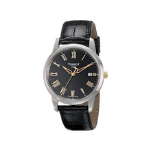 Load image into Gallery viewer, Tissot T Classic Dream Black Dial Black Leather Strap Watch for Men - T033.410.26.053.01