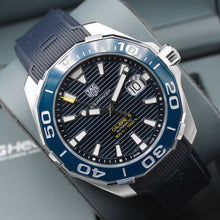 Load image into Gallery viewer, Tag Heuer Aquaracer Blue Dial Watch for Men - WAY201B.FT6150