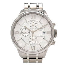Load image into Gallery viewer, Tissot Chemin des Tourelles Automatic Chronograph White Dial Silver Steel Strap Watch for Men - T099.427.11.038.00