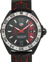 Load image into Gallery viewer, Tag Heuer Formula 1 Senna Special Edition Black Dial Two Tone Rubber Strap Watch for Men - WAZ1014.FT8027