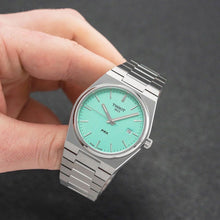 Load image into Gallery viewer, Tissot PRX Quartz Light Green Dial Silver Steel Strap Watch for Men - T137.410.11.091.01