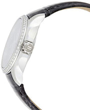 Load image into Gallery viewer, Tissot T Trend Couturier Diamonds Black Dial Black Leather Strap Watch for Women - T035.210.66.051.00