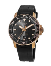 Load image into Gallery viewer, Tissot Seastar 1000 Powermatic 80 Black Dial Black Rubber Strap Watch for Men - T120.407.37.051.01
