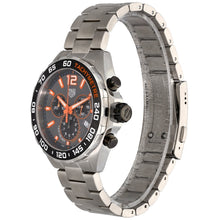 Load image into Gallery viewer, Tag Heuer Formula 1 Chronograph Ceramic Black Dial Silver Steel Strap Watch for Men - CAZ101AH.BA0842