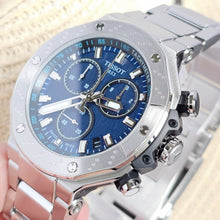 Load image into Gallery viewer, Tissot T Race Chronograph Blue Dial Silver Steel Strap Watch For Men - T141.417.11.041.00