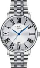 Load image into Gallery viewer, Tissot Carson Premium Silver Dial Silver Steel Strap Watch for Men - T122.417.11.033.00