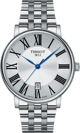 Tissot Carson Premium Silver Dial Silver Steel Strap Watch for Men - T122.417.11.033.00
