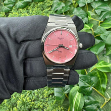 Load image into Gallery viewer, Tissot PRX Quartz Pink Dial Silver Steel Strap Watch for Women - T137.210.11.331.00