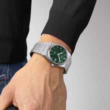 Load image into Gallery viewer, Tissot PRX Powermatic 80 Green Dial Silver Steel Strap Watch For Men - T137.407.11.091.00