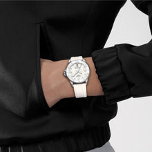 Load image into Gallery viewer, Tissot Seastar 1000 Mother of Pearl White Dial White Rubber Strap Watch for Women - T120.210.17.116.00