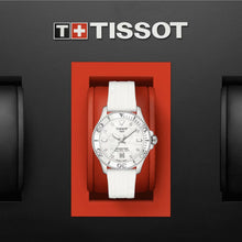 Load image into Gallery viewer, Tissot Seastar 1000 Mother of Pearl White Dial White Rubber Strap Watch for Women - T120.210.17.116.00