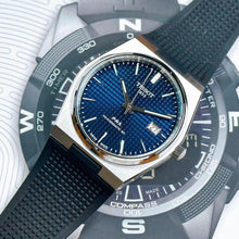 Load image into Gallery viewer, Tissot PRX Powermatic 80 Blue Dial Black Rubber Strap Watch for Men - T137.407.17.041.00