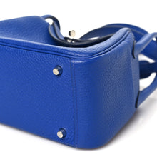 Load image into Gallery viewer, Taurillon Clemence Mini Lindy 20 Bleu Electrique