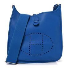 Load image into Gallery viewer, Taurillon Clemence Evelyne III PM Bleu Zellige