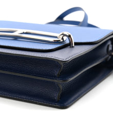 Load image into Gallery viewer, Evercolor Bi-color Mini Sac Roulis Bleu Saphir Bleu France