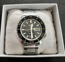 Load image into Gallery viewer, Seiko 5 Sport Automatic SKX Series Black Dial Silver Steel Strap Watch for Men - SRPK99K1