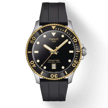 Load image into Gallery viewer, Tissot Seastar 1000 Black Dial Black Rubber Strap Watch For Men - T120.410.27.051.00