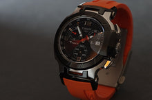Load image into Gallery viewer, Tissot T Race Chronograph Black Dial Orange Rubber Strap Watch for Women - T048.217.27.057.00