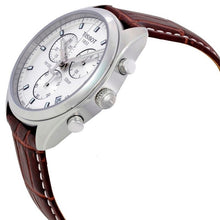 Load image into Gallery viewer, Tissot PR 100 Chronograph Silver Dial Brown Leather Strap Watch for Men - T101.417.16.031.00