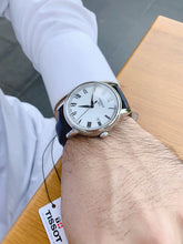 Load image into Gallery viewer, Tissot T Classic Carson White Dial Black Leather Strap Watch for Men - T085.410.16.013.00