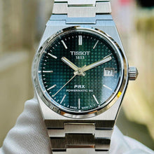 Load image into Gallery viewer, Tissot PRX Powermatic 80 Blue Dial Silver Steel Strap Watch for Men - T137.207.11.041.00