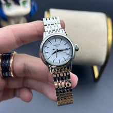 Load image into Gallery viewer, Tissot T Classic Carson Automatic White Dial Silver Steel Strap Watch For Women - T085.207.11.011.00