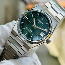 Load image into Gallery viewer, Tissot PRX Powermatic 80 Green Dial Silver Steel Strap Watch for Men - T137.207.11.091.00
