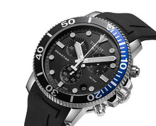 Load image into Gallery viewer, Tissot Seastar 1000 Chronograph Black Dial Black Rubber Strap Watch For Men - T120.417.17.051.02