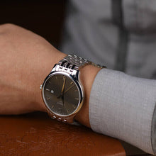 Load image into Gallery viewer, Tissot T Classic Tradition Grey Dial Silver Steel Strap Watch For Men - T063.610.11.067.00
