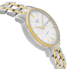 Load image into Gallery viewer, Tissot T Classic Automatics III White Dial Two Tone Steel Strap Watch For Men - T065.430.22.031.00