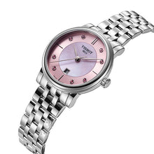 Load image into Gallery viewer, Tissot T Classic Carson Premium Lady Mother of Pearl Pink Dial Silver Steel Strap Watch For Women - T122.210.11.159.00